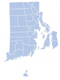 Map of Rhode Island